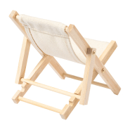 Support mobile pliable de bureau - chaise longue en bois et coton - couleur naturelle - 31g_1