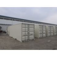 Container maritime 20 pieds Dry Van (Standard) Premier Voyage - Acier Corten - Plancher contreplaqué marine 28 mm_1