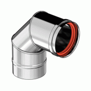 Coude rigidten inox 90° + joint - ø 100_1