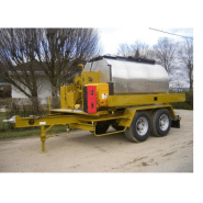 Remorque ou semi-remorque routière 1 à 3 essieux pour équipements de travaux publics et machines_1