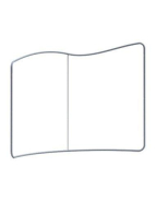 Stand tissu - Photocall vague 300x235 - Design moderne - Référence PE-STAND-VAGUE_1