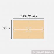 Uri - bureau open space - concept bureau - pour 4 personnes_1