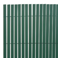 Vidaxl clôture de jardin double face pvc 90 x 300 cm vert 43623_1