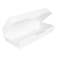Boîte panini The Pack carton ondulé nano micro blanc 26,5x12,2x7cm - par 50_1