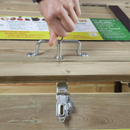 Composteur collectif à trappe - 50 kg - 500 L, 700 L, 1000 L, 1500 L - Résineux raboté, Douglas raboté_1