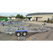 Porte bateau multi-rouleaux GALAXY - GD12 / G1602 - PTAC : 2400Kg - 2 essieux - Sun Way_1