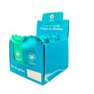 Sac cabas réutilisable - en polyester recyclé - FRASYSPO3S - avec pochette attachée et fermeture Velcro_1