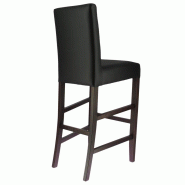 Chaise haute de restaurant capitonnée Cordoue - NOIR_1