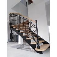 Escalier tourant -acier  cremaillere