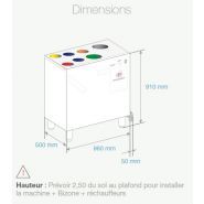 Smart v - vmc ventilation mécanique contrôlée - mydatec - electrique : alimentation 230v – 50hz (2.5mm²)_1