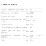 350 Super Technics SA - Tronçonneuse à fraise-scie semi-automatique - Sthemma S.R.L. - Diamètre de la lame 350 mm - Coupe de profilés métalliques et sections pleines_1