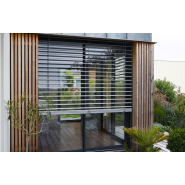 Brise soleil orientable traditionnel - Lame galbée 80 mm - Fabrication sur mesure et qualité professionnelle_1