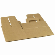Panier repas Plein Air grand modèle carton kraft 28,1x20,1x14cm - par 60_1