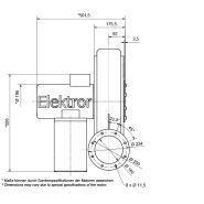 Ventilateur radial Atex RD 72 - Elektror - moyenne pression - jusqu'à 90 m³/min et 6.800 Pa_1