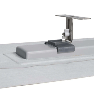 Schütte siphon de sol de douche avec couvercle en inox 95,5 cm 435050_1