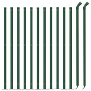 Vidaxl clôture à mailles losangées avec bride vert 1,1x25 m 153946_1
