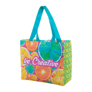 Sac shopping en polyester RPET 600D - impression sublimation - labélisé RPET_1