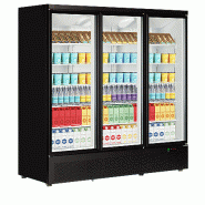 Armoire réfrigérée 3 portes vitrées noires 1264 L | Tefcold - AtomMaxiC3DB_1