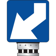 Balise à chevrons et de contournement type J5 - Jesignale - 5 tailles disponibles et plusieurs classes de visibilité_1