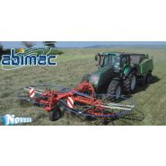 Butterfly 6010/9 Avantime - Andaineur rotatif Abimac - Largeur de travail 6,00 à 6,50 m_1