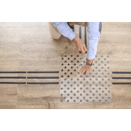 Clous podotactiles EASYPLOT - Pose rapide et sans perçage - Plaque-gabarit 33 clous_1