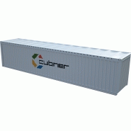Container maritime 40 pieds open top - toit bâché ou rigide, acier Corten, norme CSC_1