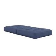 Fauteuil futon convertible Cube Chair - Bleu marine - Design et pratique avec matelas 90x190 cm_1
