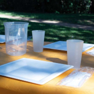 Gobelet réutilisable PP 33 cl jaugé 25 cl  transparent - par 10_1