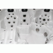 THE ADMIRE - Spa-jacuzzi portable 6 places dont 2 allongées - 230 x 230 x 91 cm - 60 jets, Aqua Rolling et système audio IPOD_1