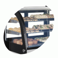 Vitrine réfrigérée sur base 140 litres | Tefcold - LPD900F/BLACK_1