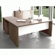 Bureau de Direction design italien avec retour et voile de fond So Terra_1
