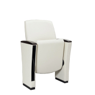Fauteuil pour salles de conférence, spectacle, cinéma, amphithéâtres - Concerto avec rembourrage en polyuréthane et options pratiques_1