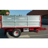 VCM60 Remorque agricole - Vendrame - 6.000 kg - Caisse 350x200 - Homologation routière - Freinage hydraulique_1