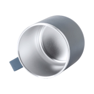 Mug en inox - double paroi - finition colorée - 350 ml - bleu foncé_1