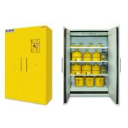 Bbacmy11 - Armoire de stockage pour produits inflammables et radioactifs - Exacta Safety Storage Cabinets - Jaune - Résistante au feu 90 minutes_1