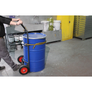 Diable pour fûts métallique et plastique 2 roues - 840/226 - DELAHAYE INDUSTRIES_1