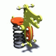 Jeu sur ressort pour 1 enfant - Gamme Pilotis - JR0104 - CREA EQUIPEMENTS_1