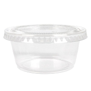 Pot à sauce + couvercle transparent 100ml Ø7,4x3,5cm - par 1200_1