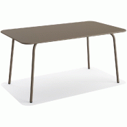 Shine - Table de terrasse rectangulaire Cappuccino_1
