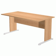 Bureau droit pied panneau en 