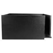 Distributeur de serviettes bambou noir 21x21x10cm - par 1_1