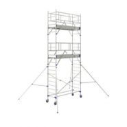 Échafaudage roulant aluminium Totem 2 Line 250 - Comabi SNC - hauteur de travail maximale 9,90 m_1