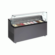 Vitrine pour glace en bac Anthracite RAL 7016 - 306 L | Tefcold - MIRABELLA9_1