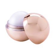Baume à lèvres - Étui rond métallique - Couleur rose - Poids 24g_1