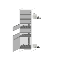 Armoire de sécurité pour batteries lithium-ion - ION-CORE-90 - Modèle IO90.195.060.CC.WDC - Réf 41302-047-41376_1