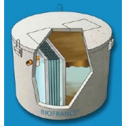 Microstation biofrance® et biofrance® plus - trois cuves et plus en béton fibré 50 eh