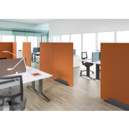 Cloison KE - Panneaux en particules haute densité avec revêtement tissu - Assemblage simple_1