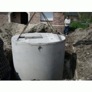 Cuve à eau en béton : 5200 litres