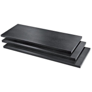 Tablette Flexia - noir vintage - L.114 x P.45 x H.3cm - paquet de 3_1