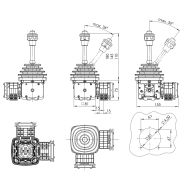 Vns0 - joysticks industriels- spohn & burkhardt - alliage spécial d’un diamètre de 8 mm_1